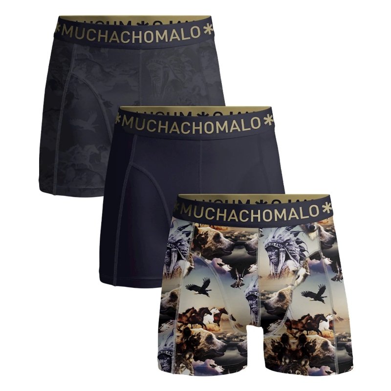 Geprinte 3-pack shorts Bear - Capuchon Fashion