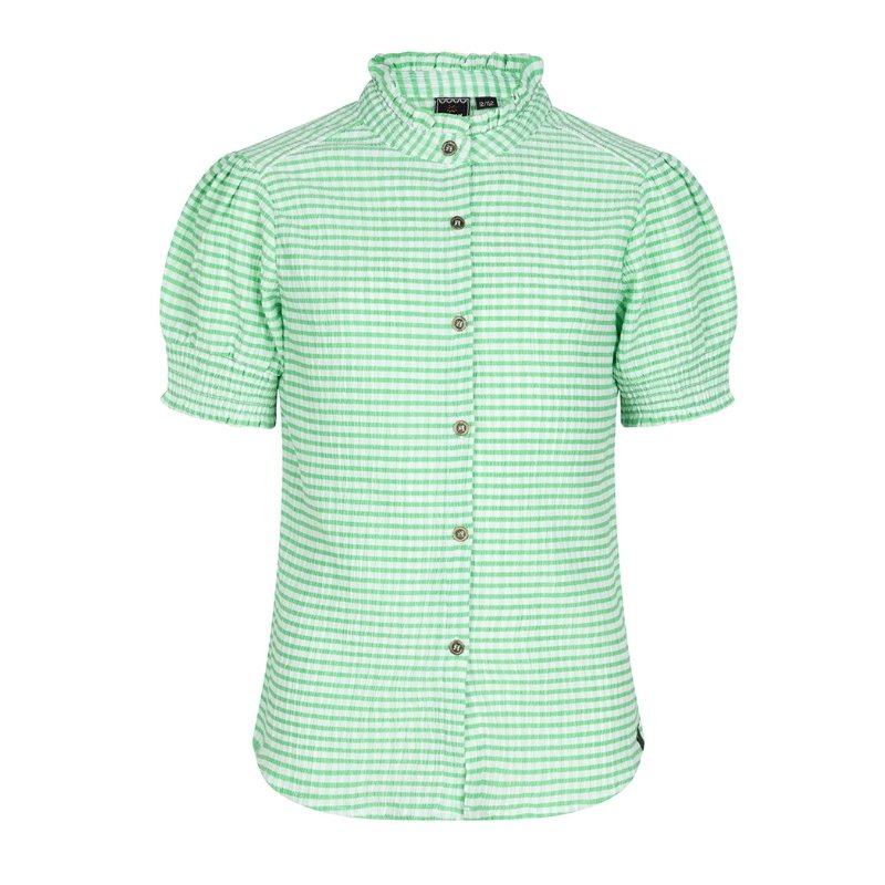 Groen shirt Small Check - Capuchon Fashion