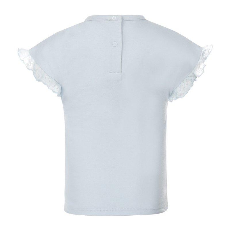 Lichtblauw t-shirt T46917 - Capuchon Fashion