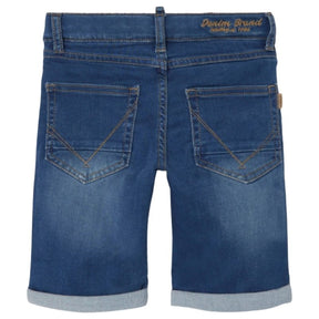 Medium Blue Denim korte broek Theo Clas - Capuchon Fashion