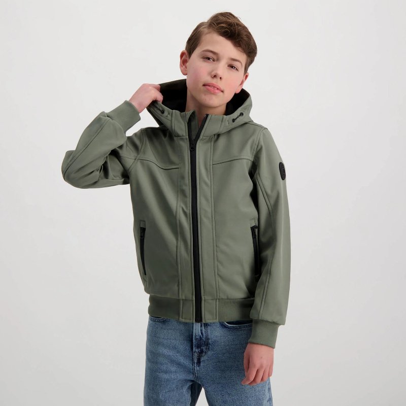 Olijfgroene jacket Cassery - Capuchon Fashion
