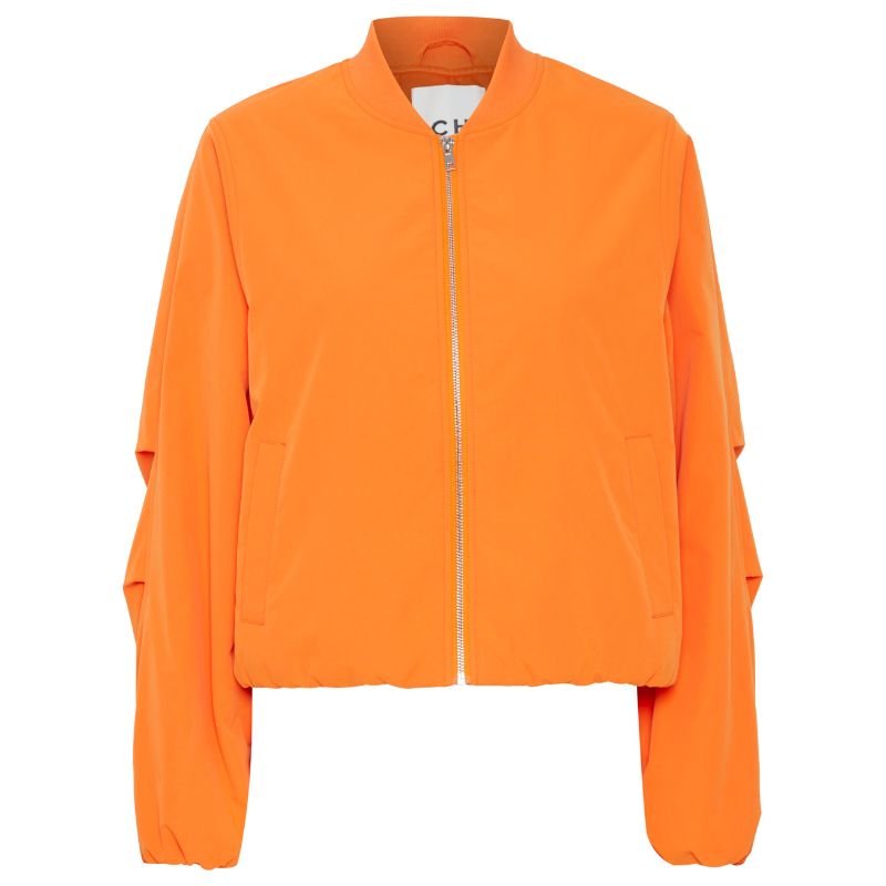 Oranje jacket Eliso - Capuchon Fashion