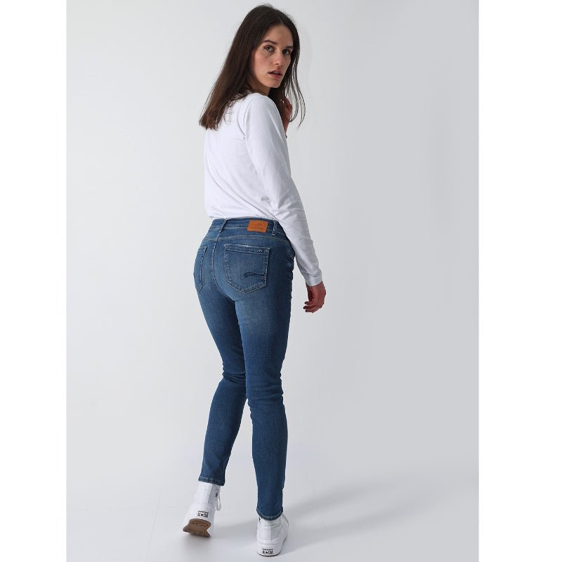 Silver Blue slim jeans Monika - Capuchon Fashion