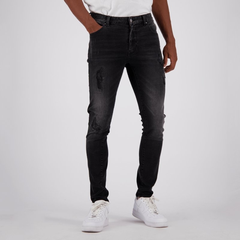 Vintage Black jeans Jungle - Capuchon Fashion