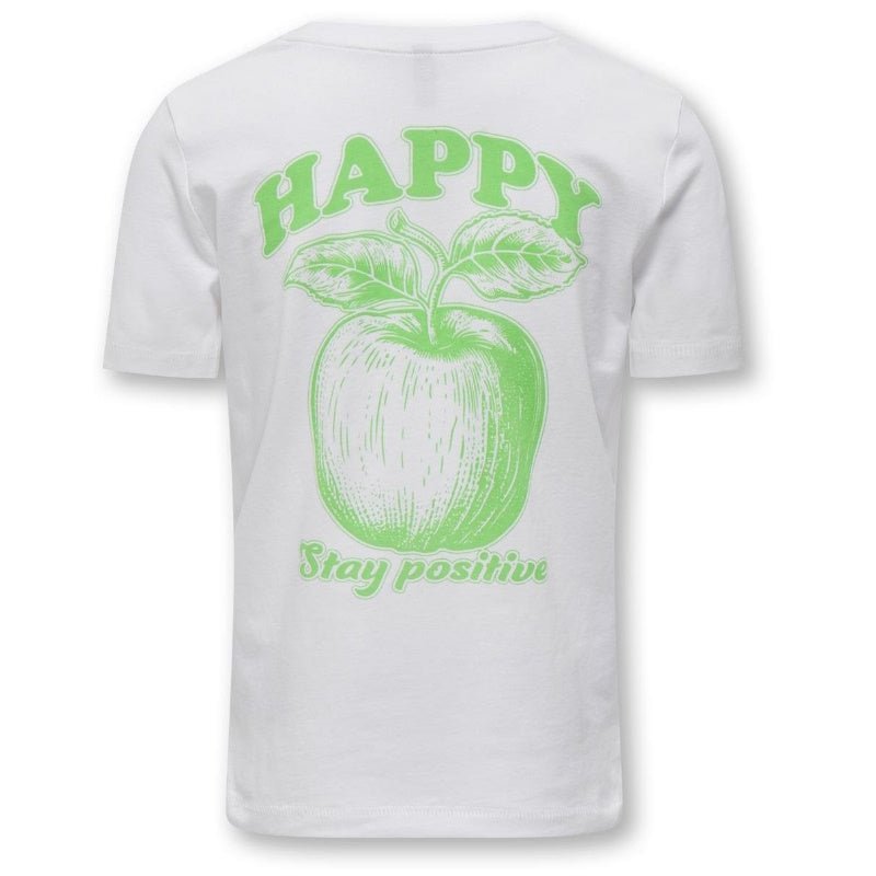 Wit t-shirt Nancy Fruit - Capuchon Fashion