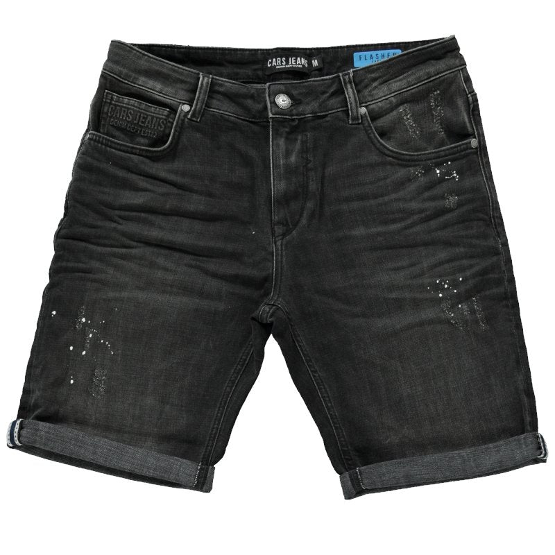 Zwarte short Flasher - Capuchon Fashion