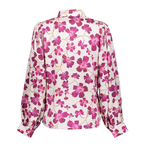 Roze geprinte blouse 43951