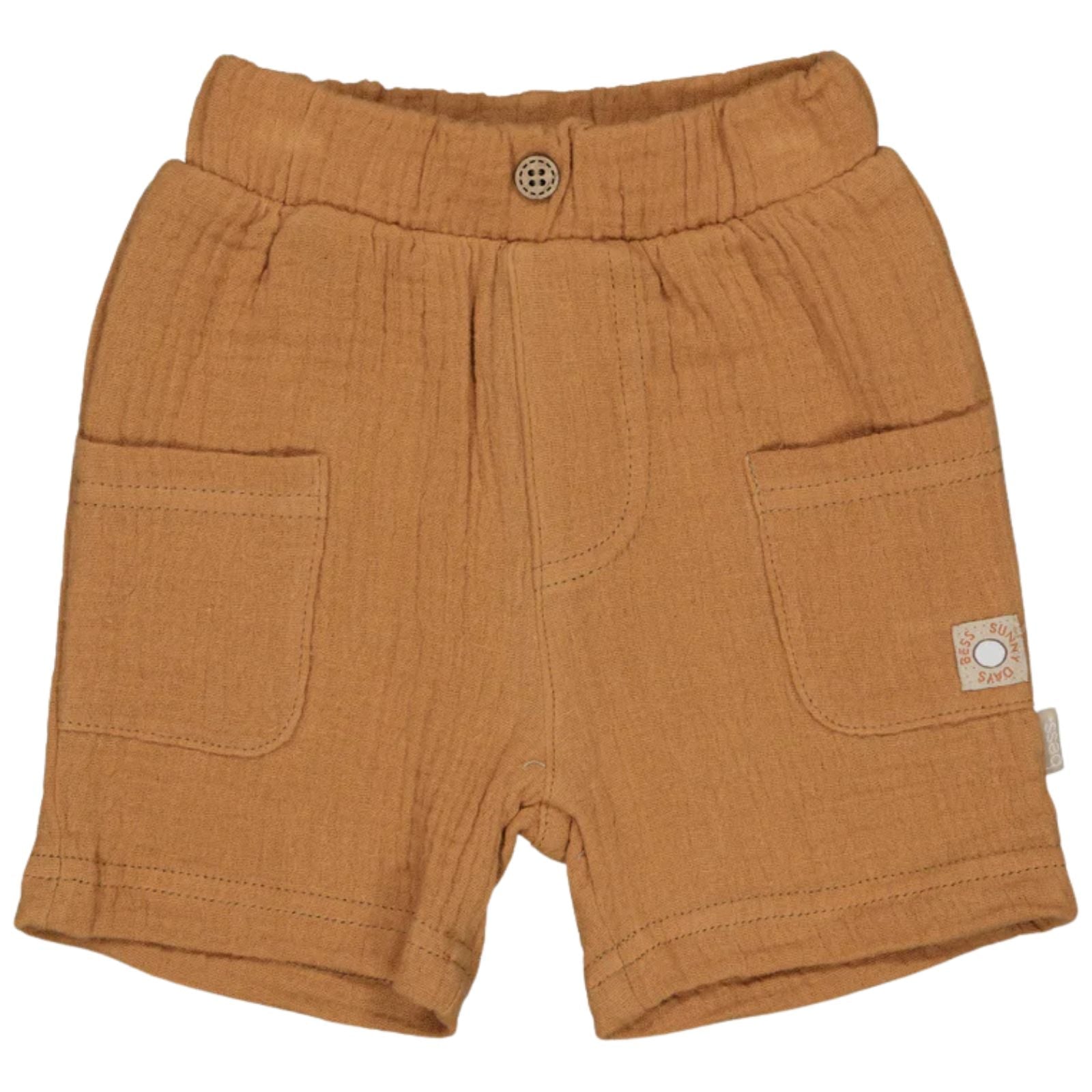 Amber bruine short Muslin 261086 - Capuchon Fashion