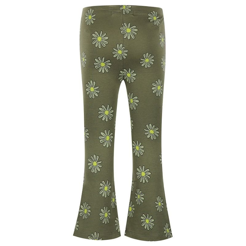 Armgroen geprinte flared broek O56962 - Capuchon Fashion