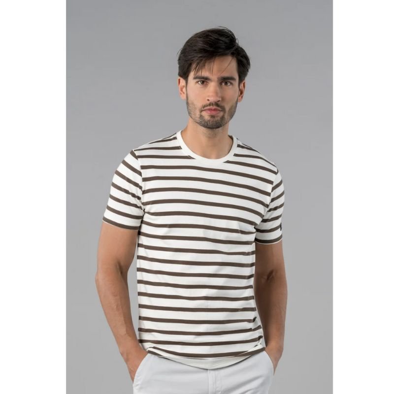 Army striped t - shirt Tim - Capuchon Fashion