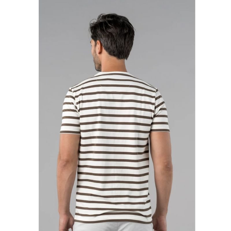 Army striped t - shirt Tim - Capuchon Fashion