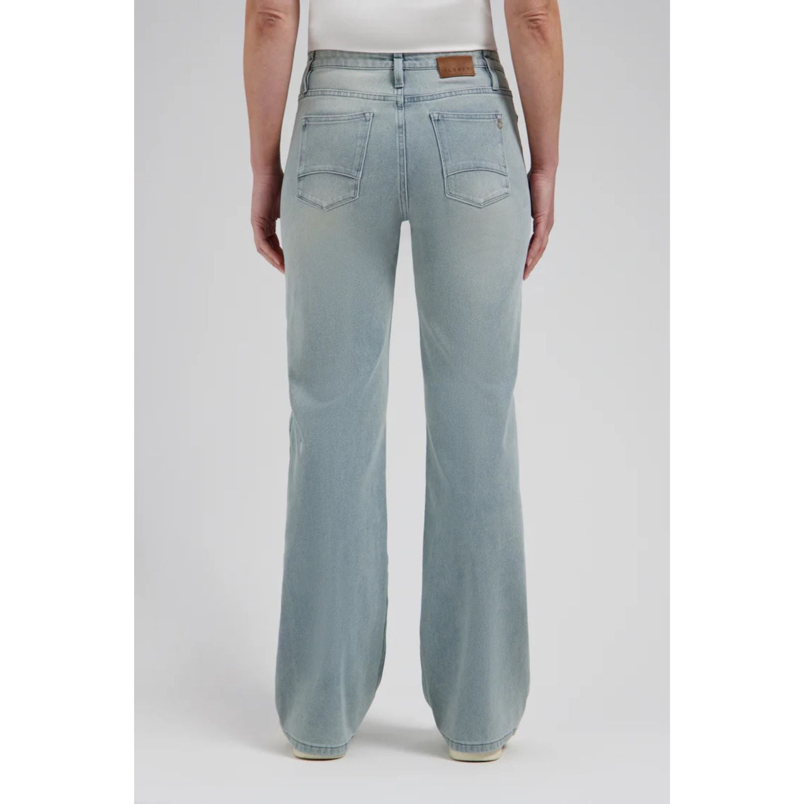 Ash Grey wide leg jeans Sophie - Capuchon Fashion