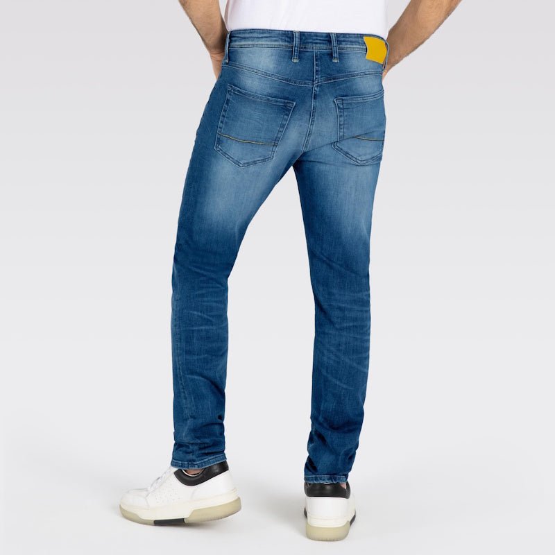 Authentic Dark Blue Used jeans Macflexx - Capuchon Fashion