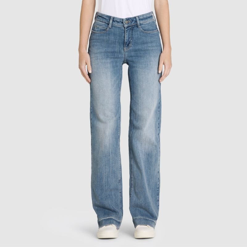 Authentic Sky Blue Wash jeans Dream Wide - Capuchon Fashion