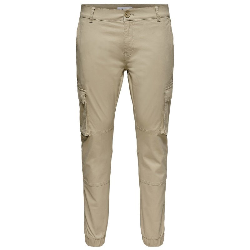 Beige cargo broek Cam Stage - Capuchon Fashion