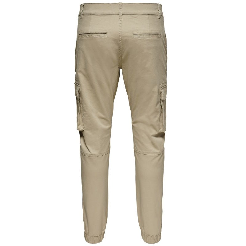 Beige cargo broek Cam Stage - Capuchon Fashion