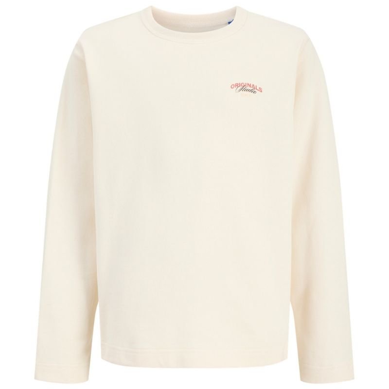 Beige crew neck sweater Upstate Graphic - Capuchon Fashion