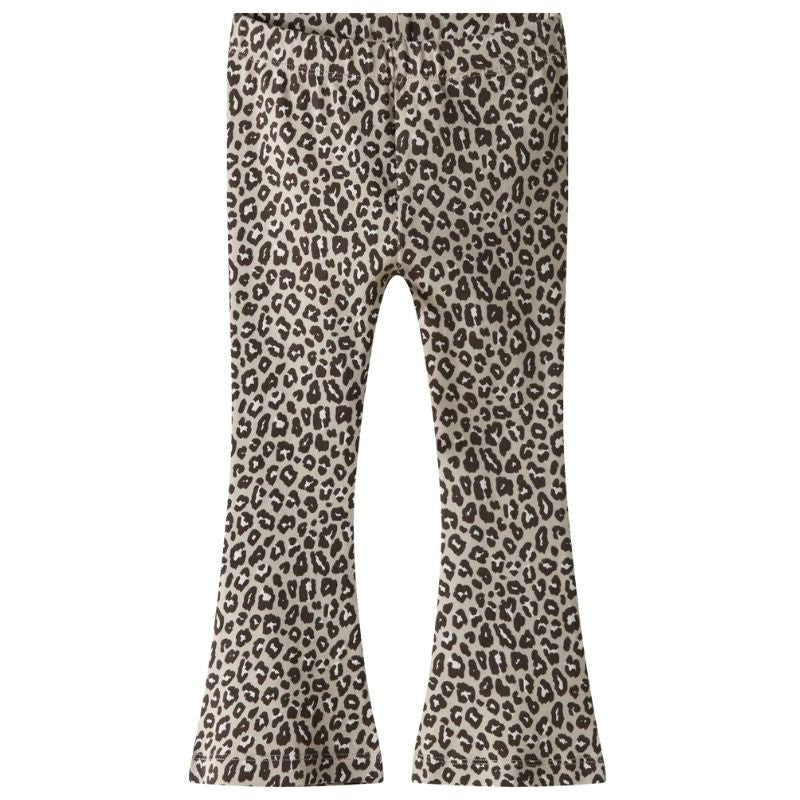 Beige flared legging Leoana - Capuchon Fashion