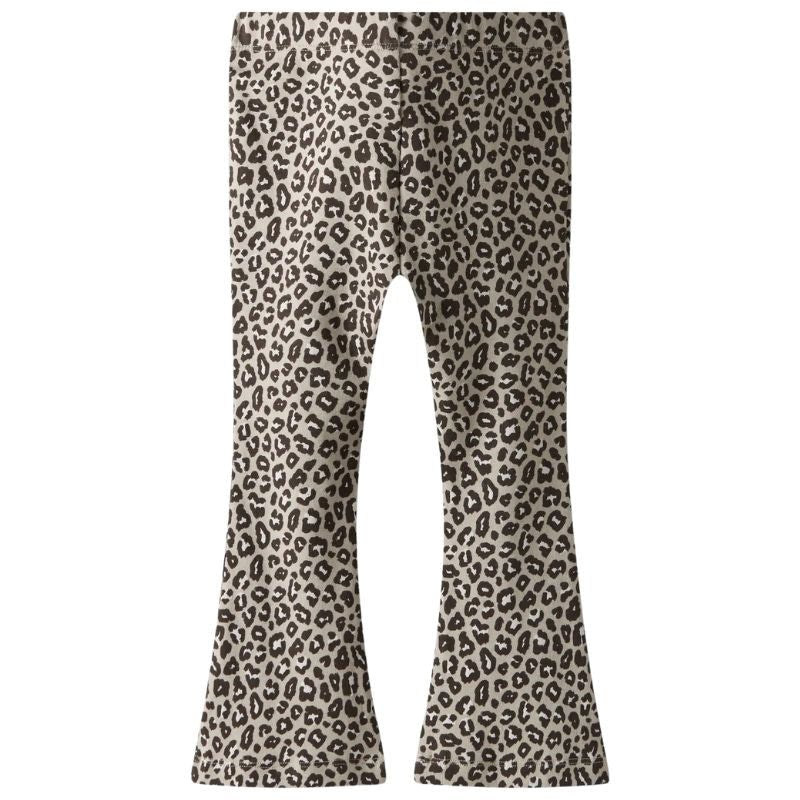 Beige flared legging Leoana - Capuchon Fashion