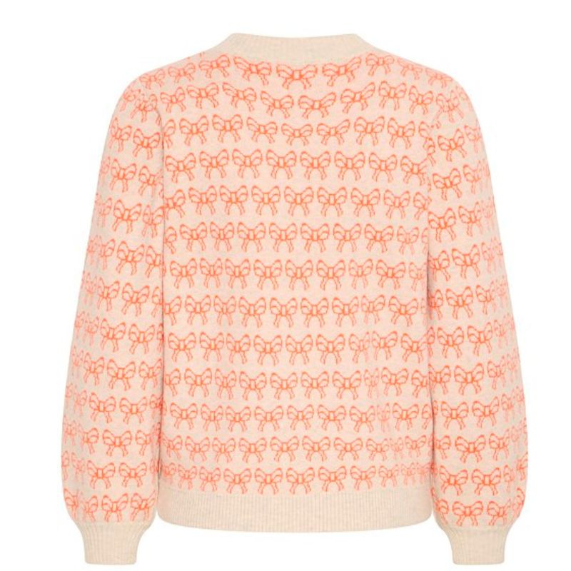 Beige geprinte sweater Brielle - Capuchon Fashion