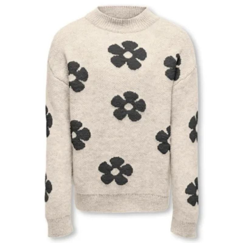 Beige geprinte sweater Naja - Capuchon Fashion