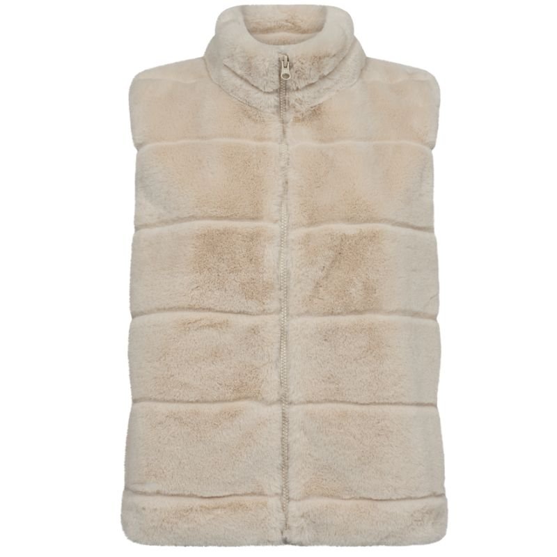 Beige gilet Foxy - Capuchon Fashion