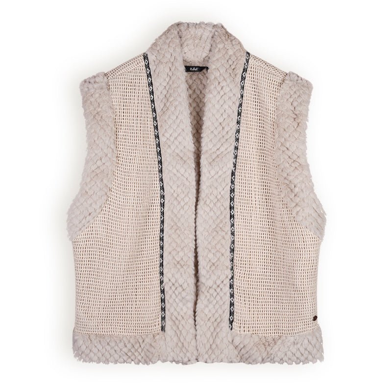 Beige gilet Kiddy - Capuchon Fashion