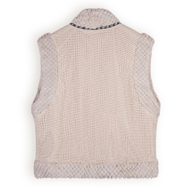 Beige gilet Kiddy - Capuchon Fashion