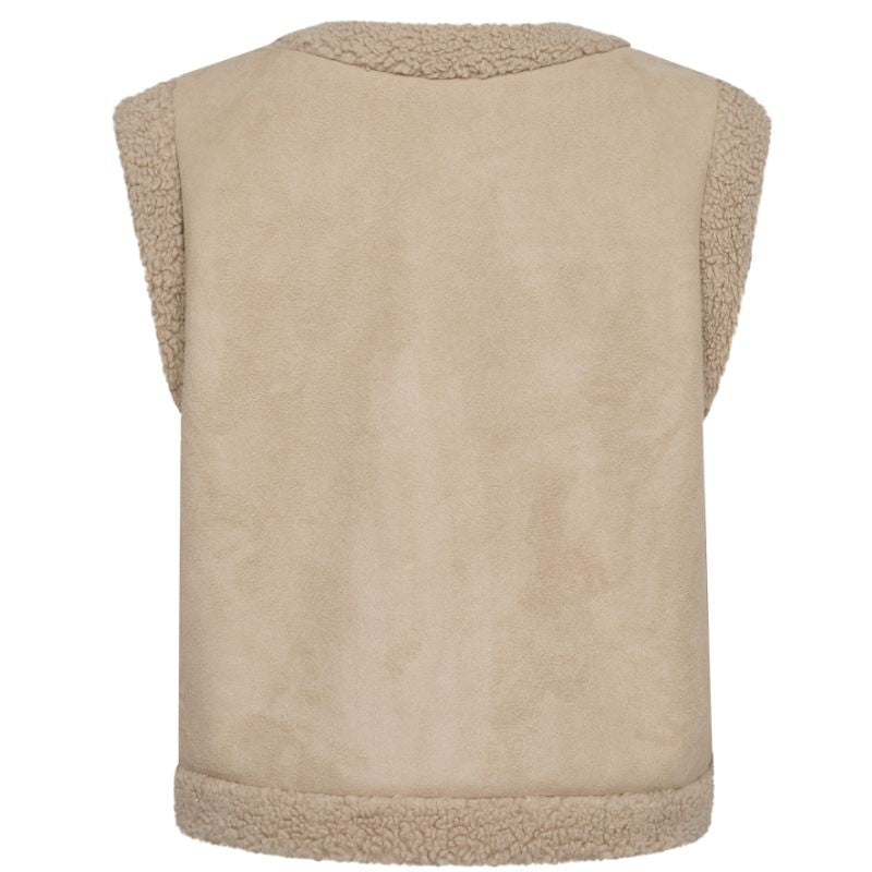 Beige gilet Lamby - Capuchon Fashion