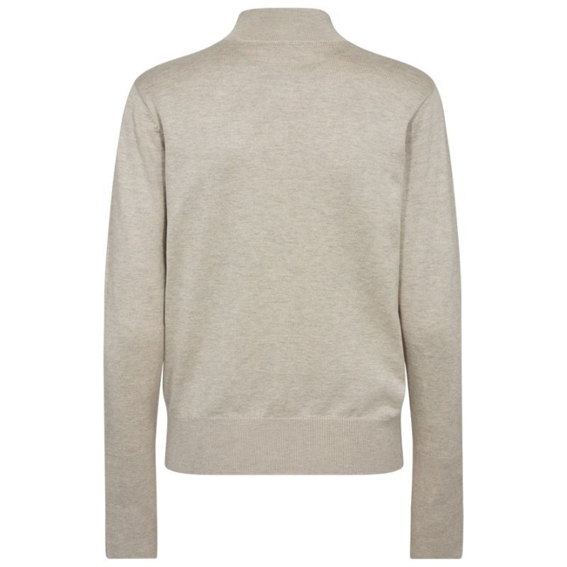 Beige high neck pullover Katie - Capuchon Fashion