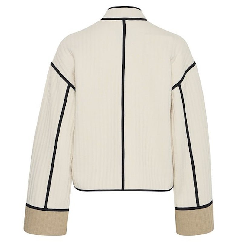 Beige jacket Kate Quilted - Capuchon Fashion