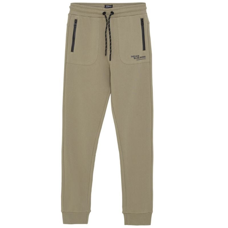 Beige jogpant Zip - Capuchon Fashion