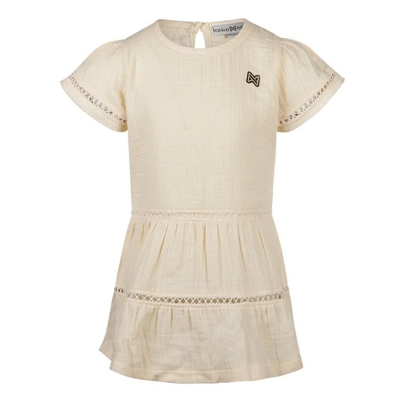 Beige jurk P54928 - Capuchon Fashion