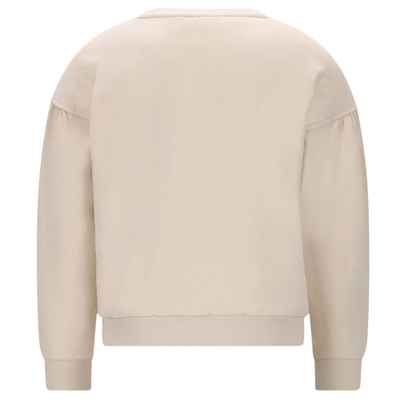 Beige kit sweater met print Danee - Capuchon Fashion