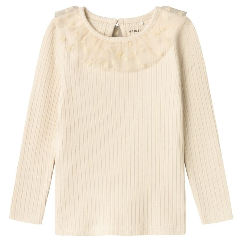 Beige longsleeve Najas - Capuchon Fashion