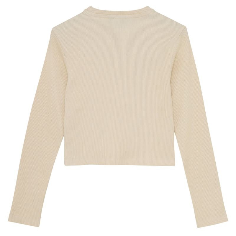 Beige longsleeve Sport - Capuchon Fashion