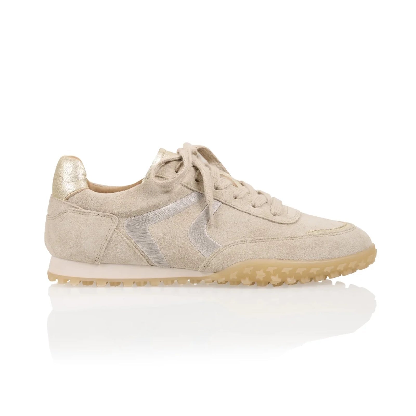 Beige met champagne sneaker Tao - Capuchon Fashion