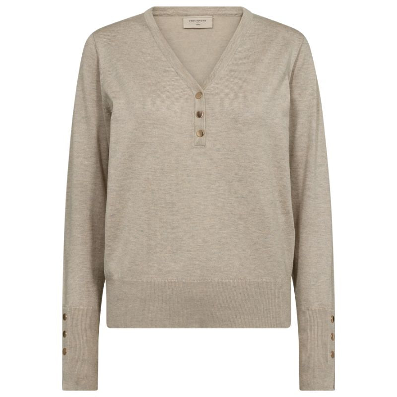 Beige pullover Katie - Capuchon Fashion