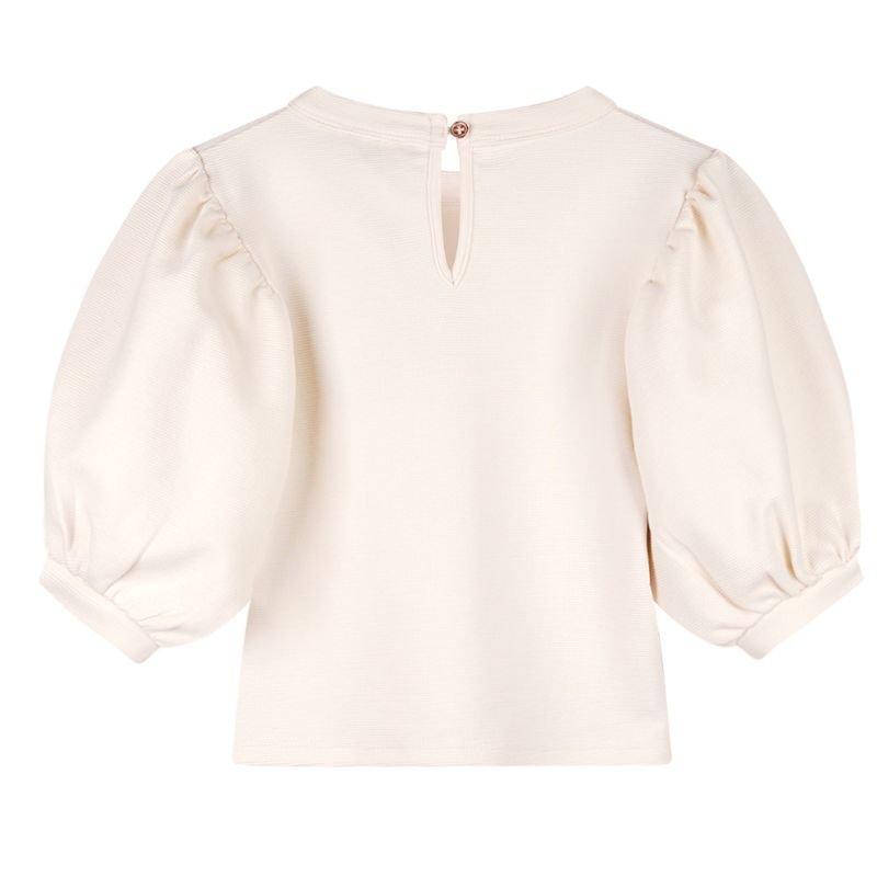 Beige rib top Kylia - Capuchon Fashion