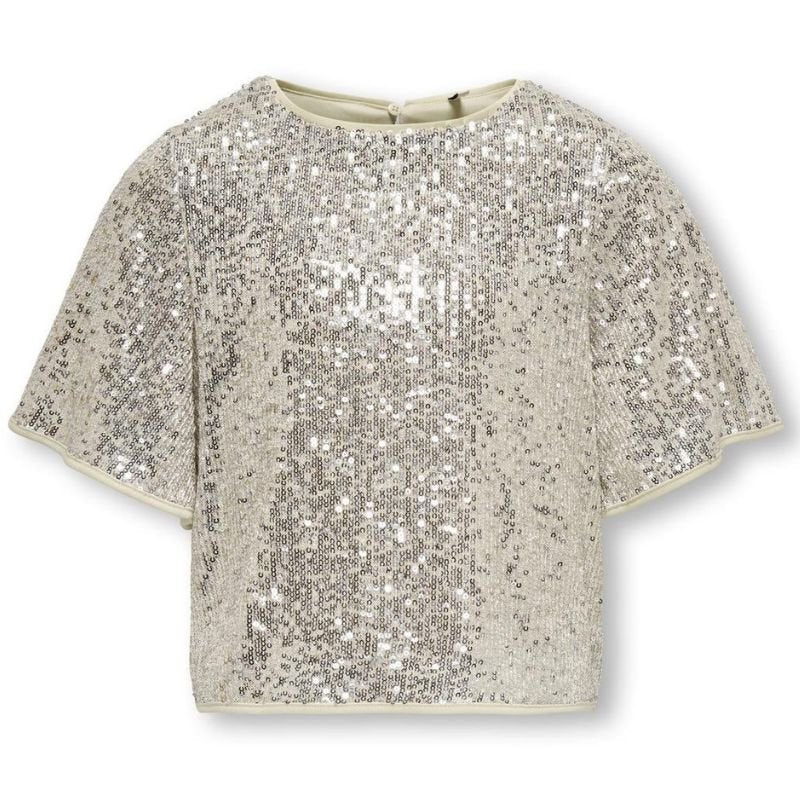 Beige sequin top Fransa - Capuchon Fashion