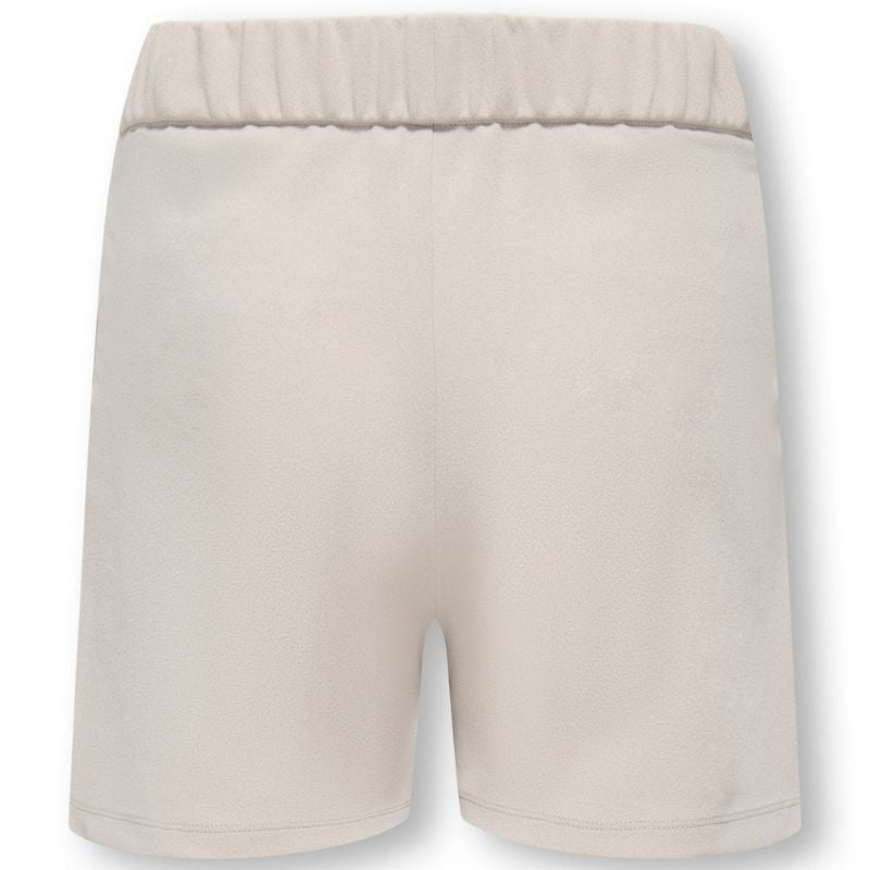 Beige straight fit short Geggo Life - Capuchon Fashion