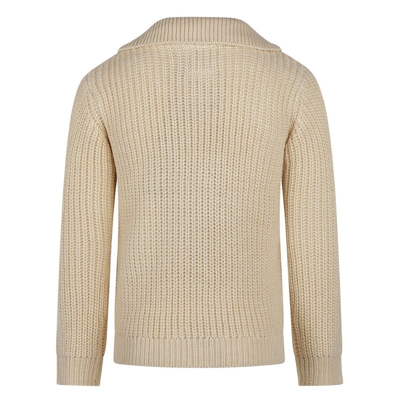 Beige sweater 52807 - Capuchon Fashion