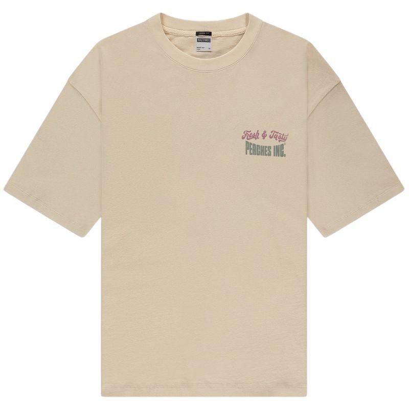 Beige t-shirt Peaches - Capuchon Fashion