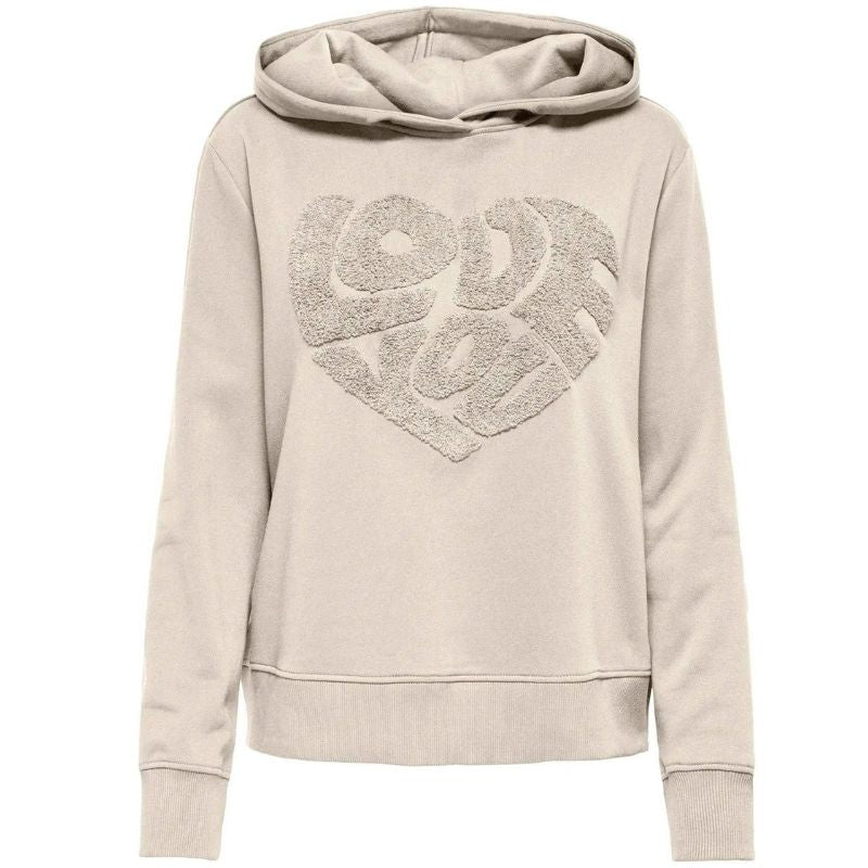 Beige teddy cropped hoodie Lyna - Capuchon Fashion