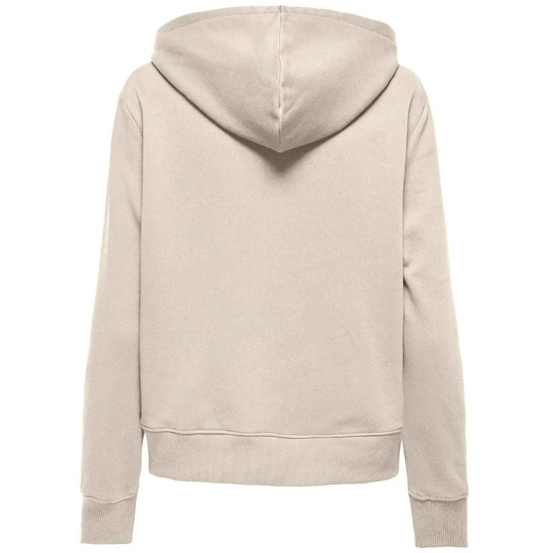 Beige teddy cropped hoodie Lyna - Capuchon Fashion