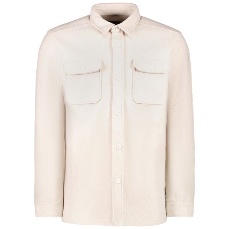 Lichtbeige overshirt Mitzel Utility - Capuchon Fashion