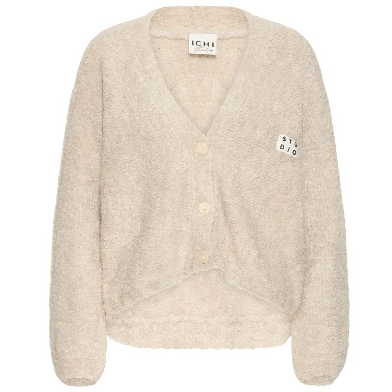 Beige v-hals knit vest Blarisa - Capuchon Fashion