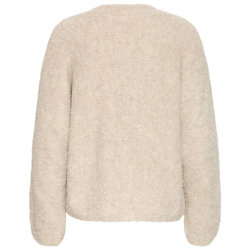 Beige v-hals knit vest Blarisa - Capuchon Fashion