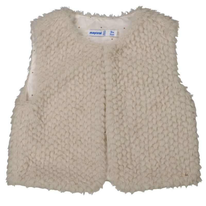 Beige vest - Capuchon Fashion