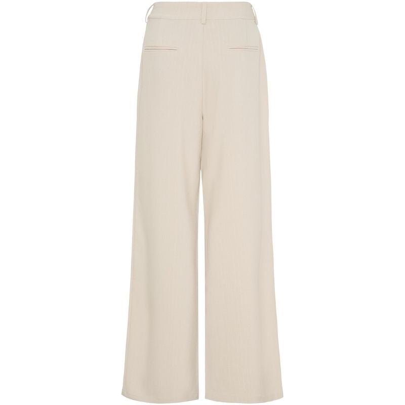 Beige wide leg pantalon Felicia - Capuchon Fashion